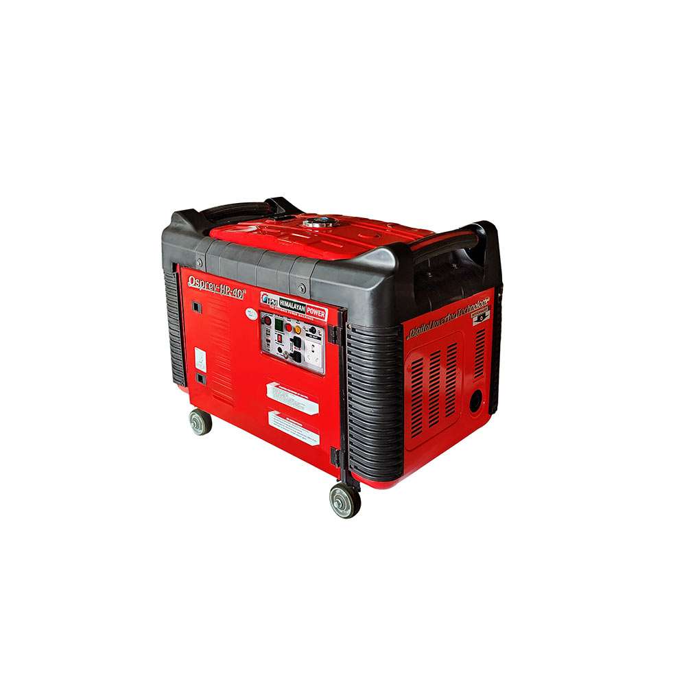 4 KVA Inverter Generator, Petrol Run, Model Osprey HP-40i, Recoil Start